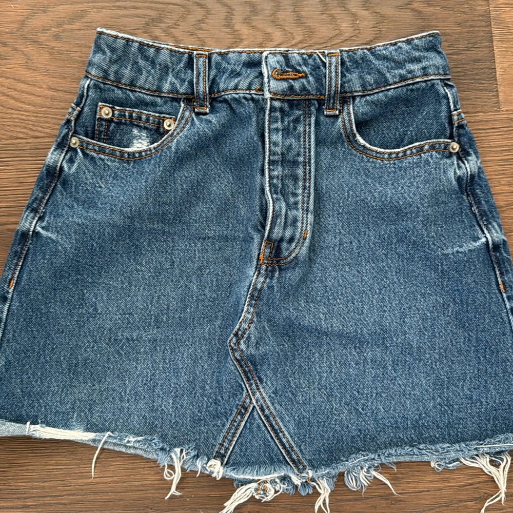 Bershka vintage denim skirt - 24